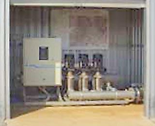 Kaywanna Pump within shed